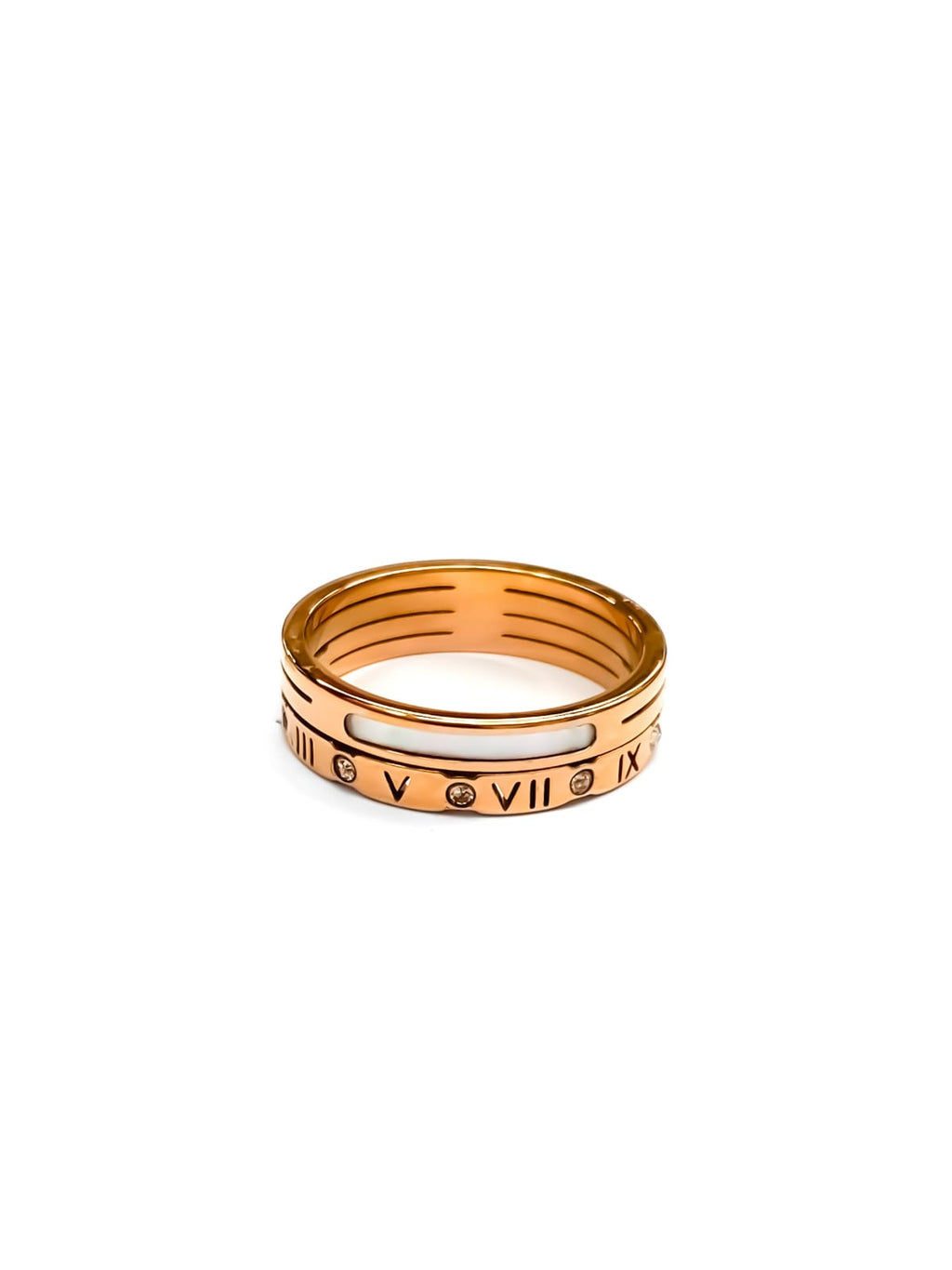 Anillo Plateado, Dorado y Bronce Acero Inoxidable M22