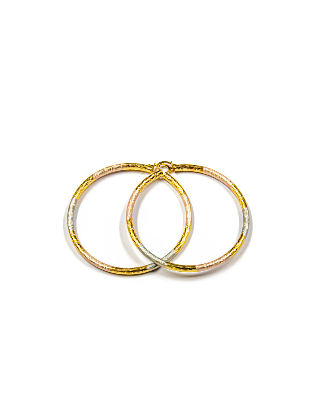 Arete tipo arracada - M1 Oro Laminado