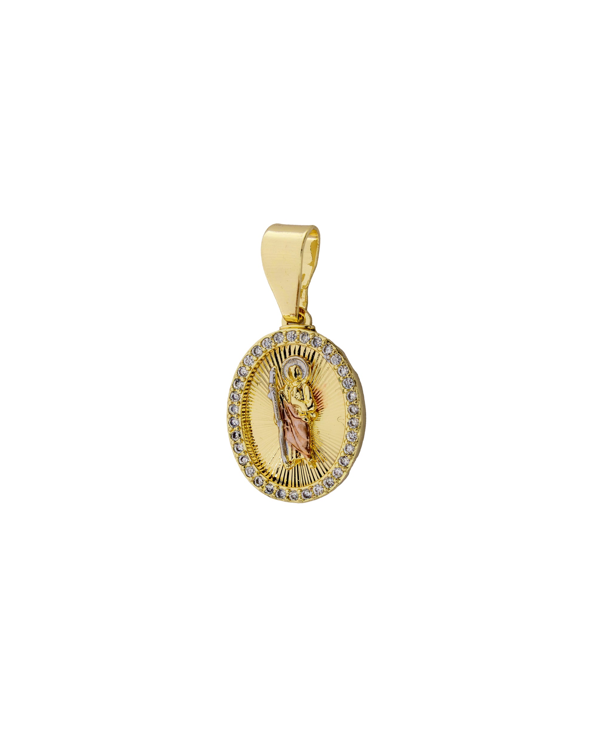 Dije de San Judas Tadeo M70 - Oro Laminado