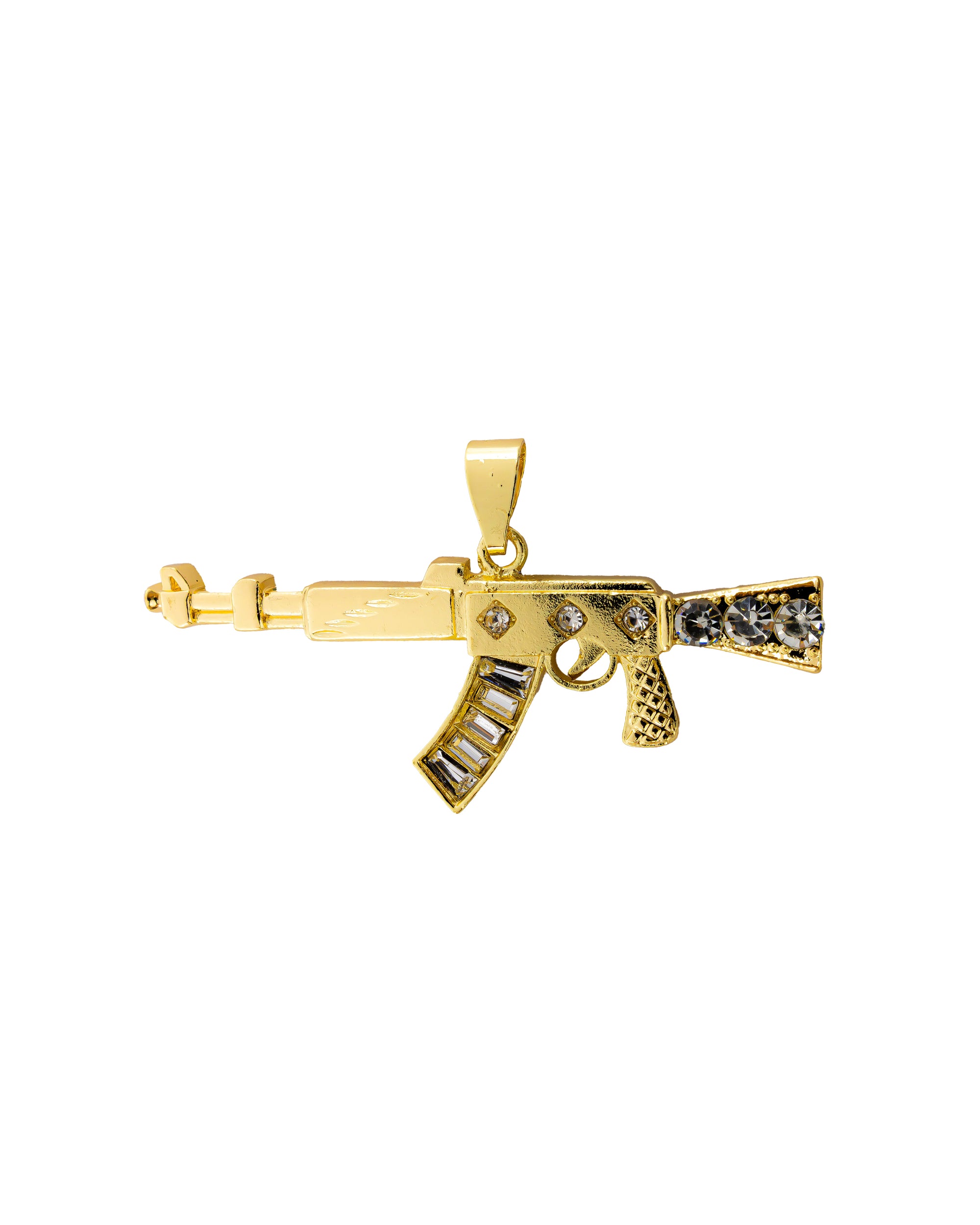 Dije de Arma AK 47 M62 - Oro Laminado