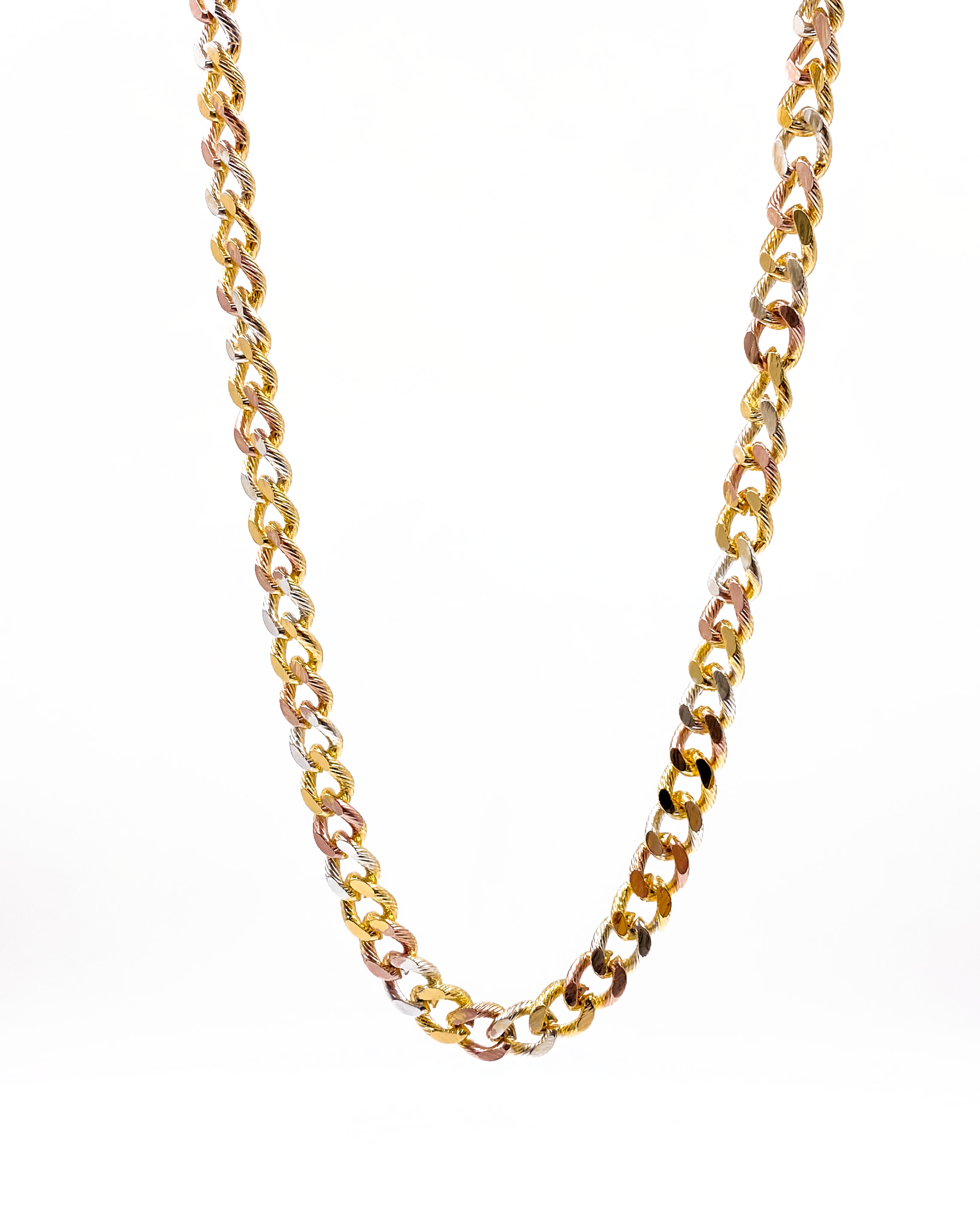 Cadena de eslabones - M10 Oro Laminado