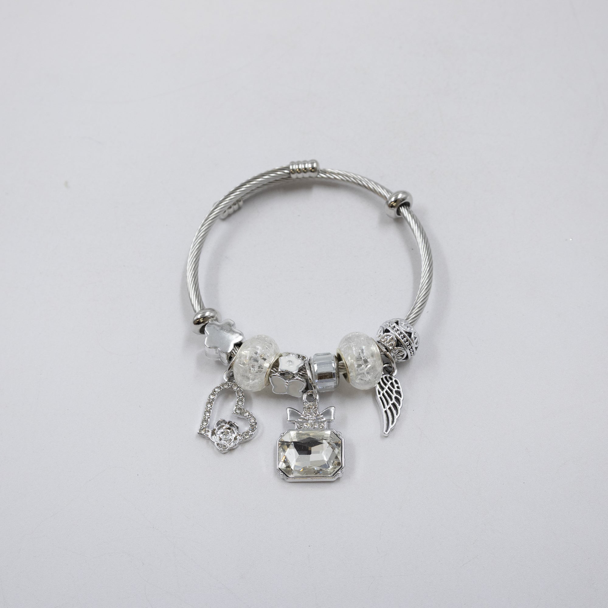 Pulsera tipo Pandora Plateados M12 Oro Laminado