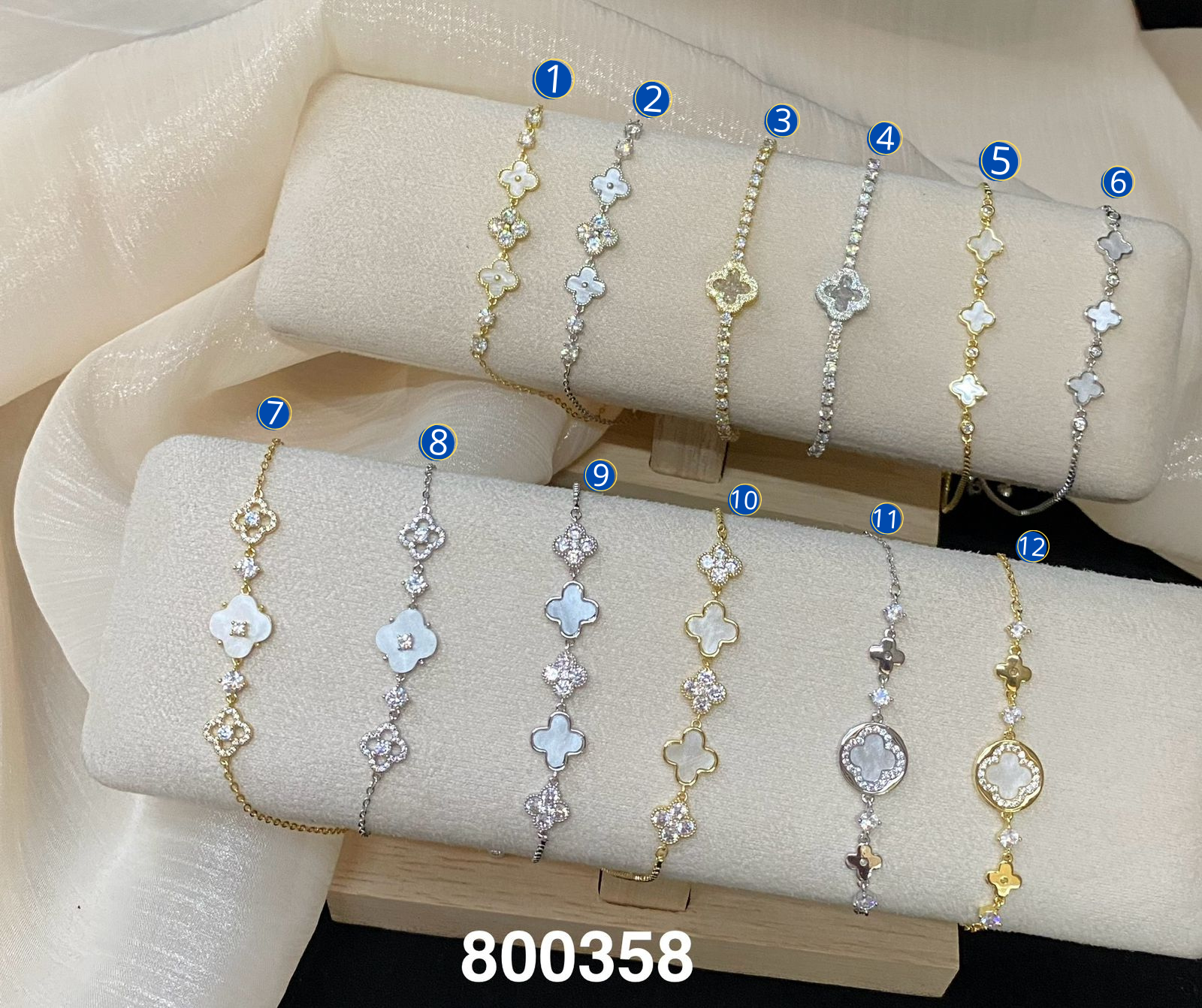 Pulseras Doradas y Plateadas M3 Oro Laminado 03/03/26