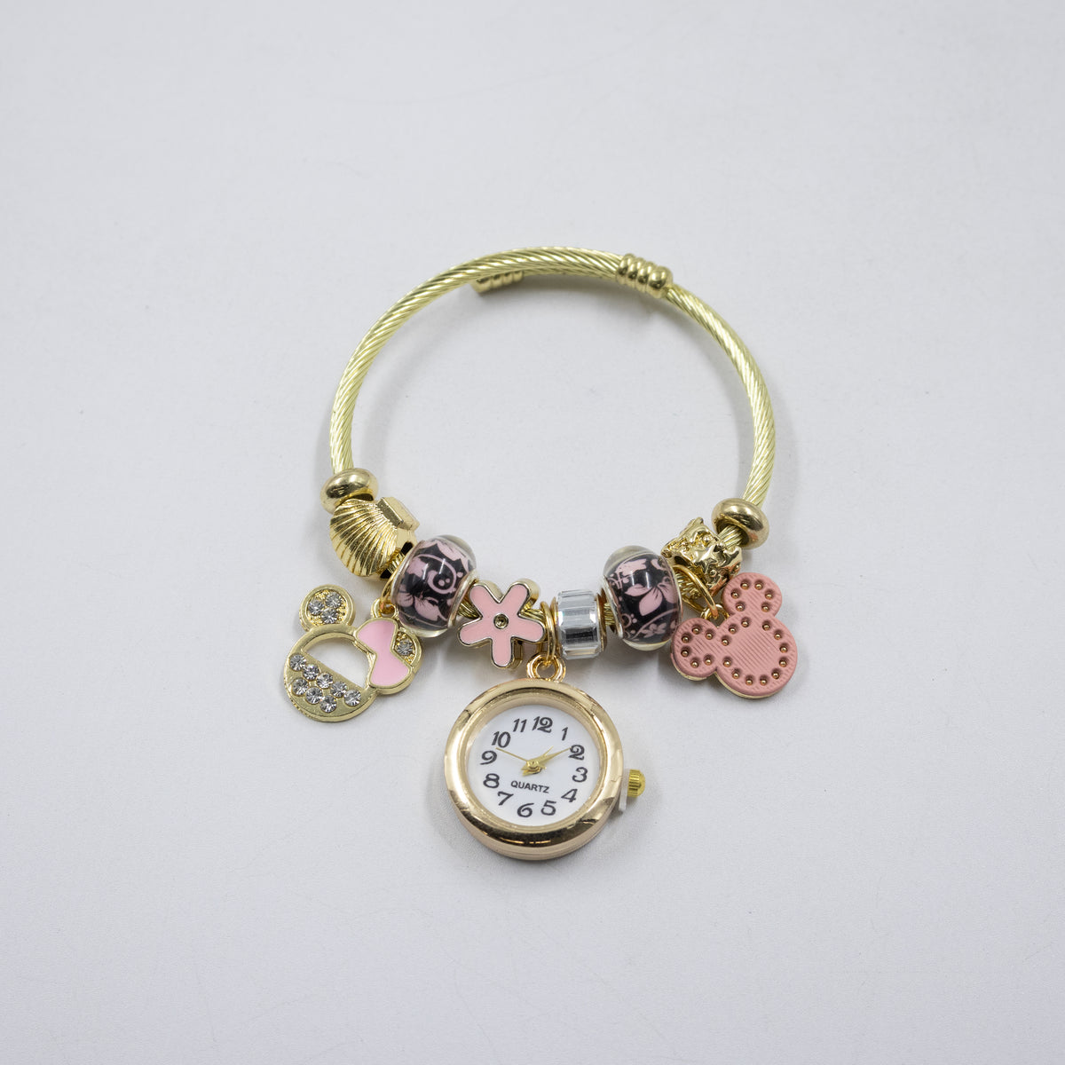 Pulsera tipo Pandora Dorados M23 Oro Laminado
