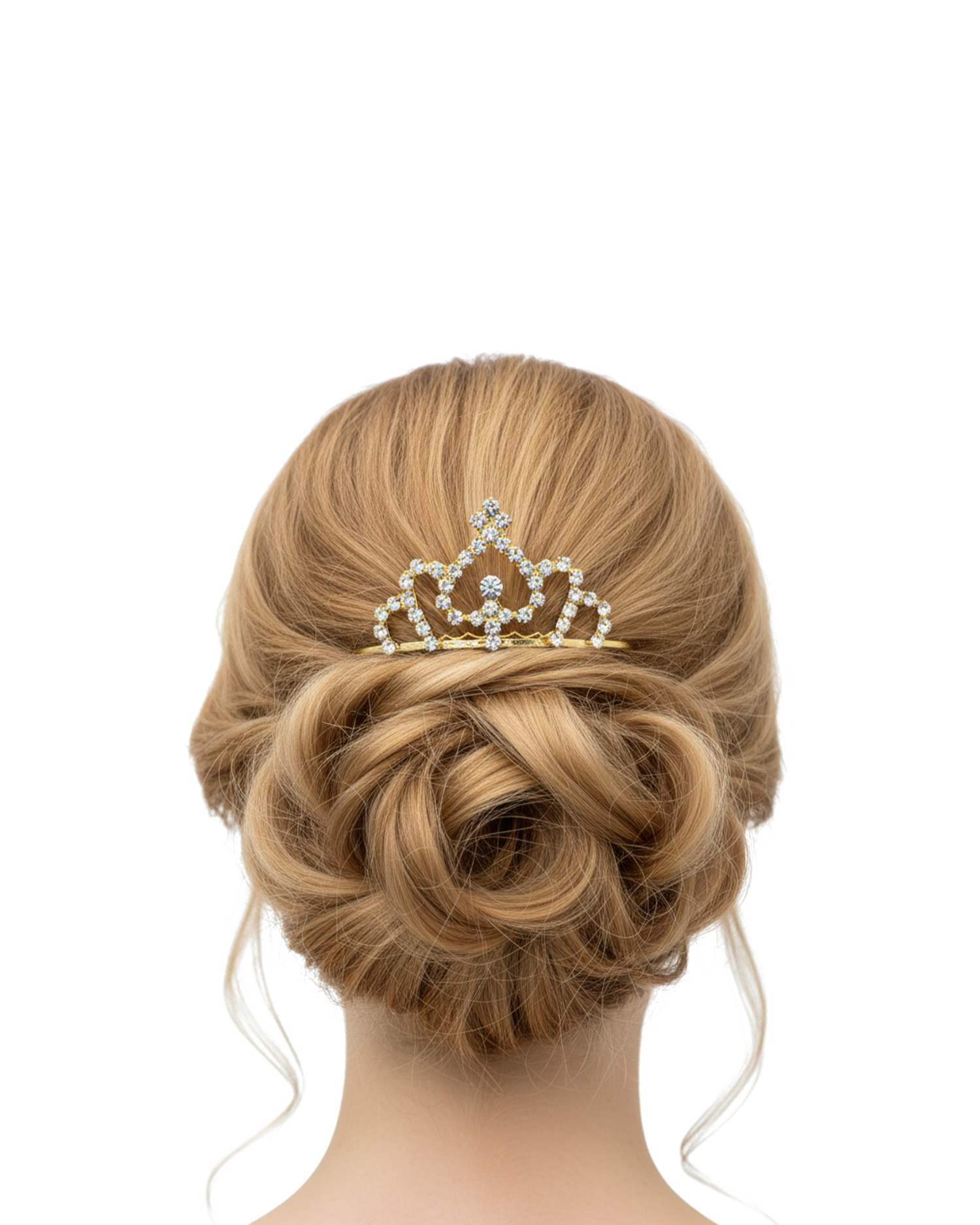 Tiara Dorada M28 Oro Laminado