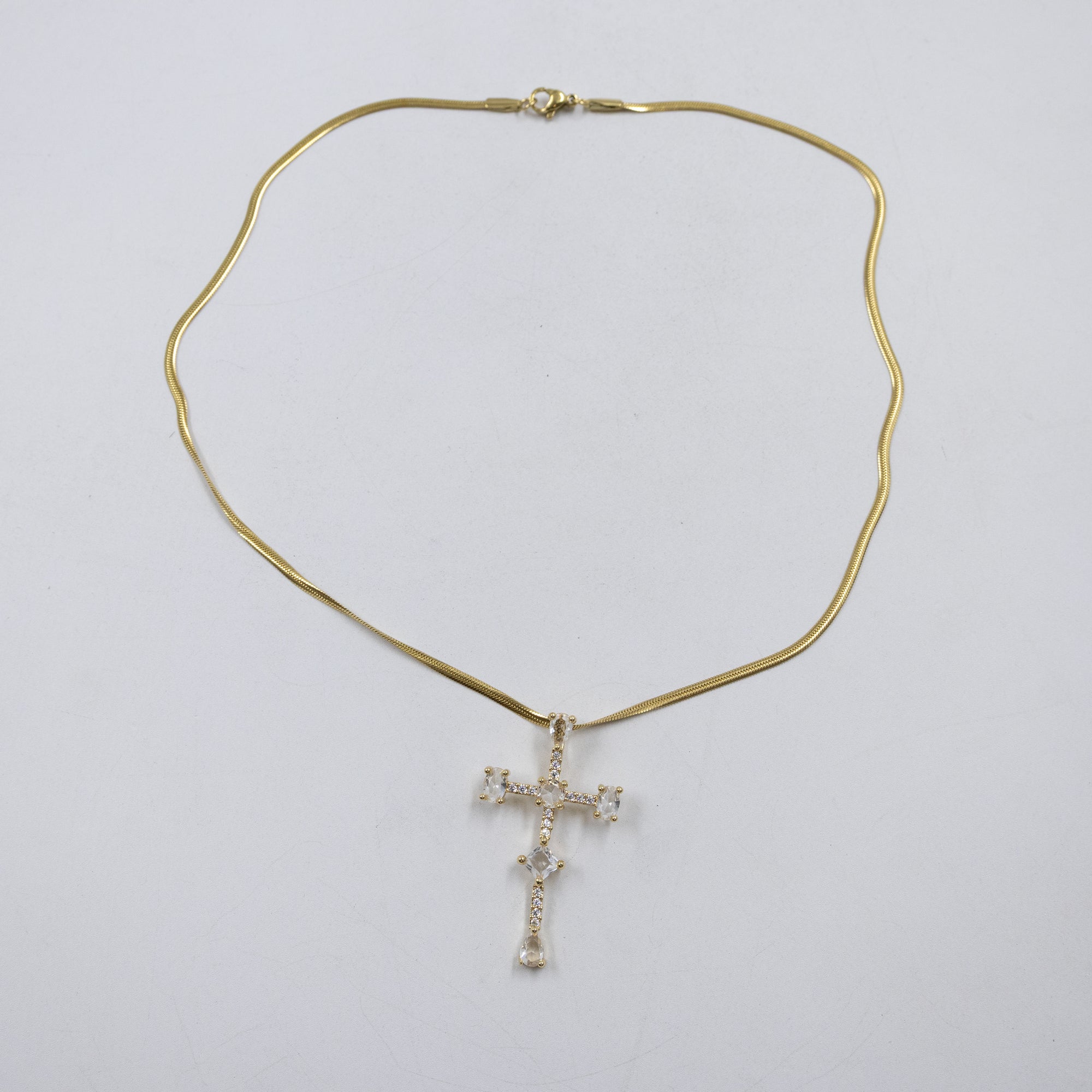 Collar Dorado Religioso M2 Oro Laminado