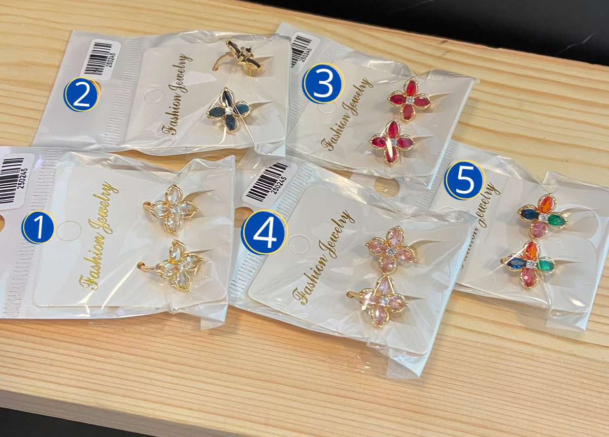 [12/SEPTIEMBRE/26] Aretes Dorados Huggies M7 Oro Laminado