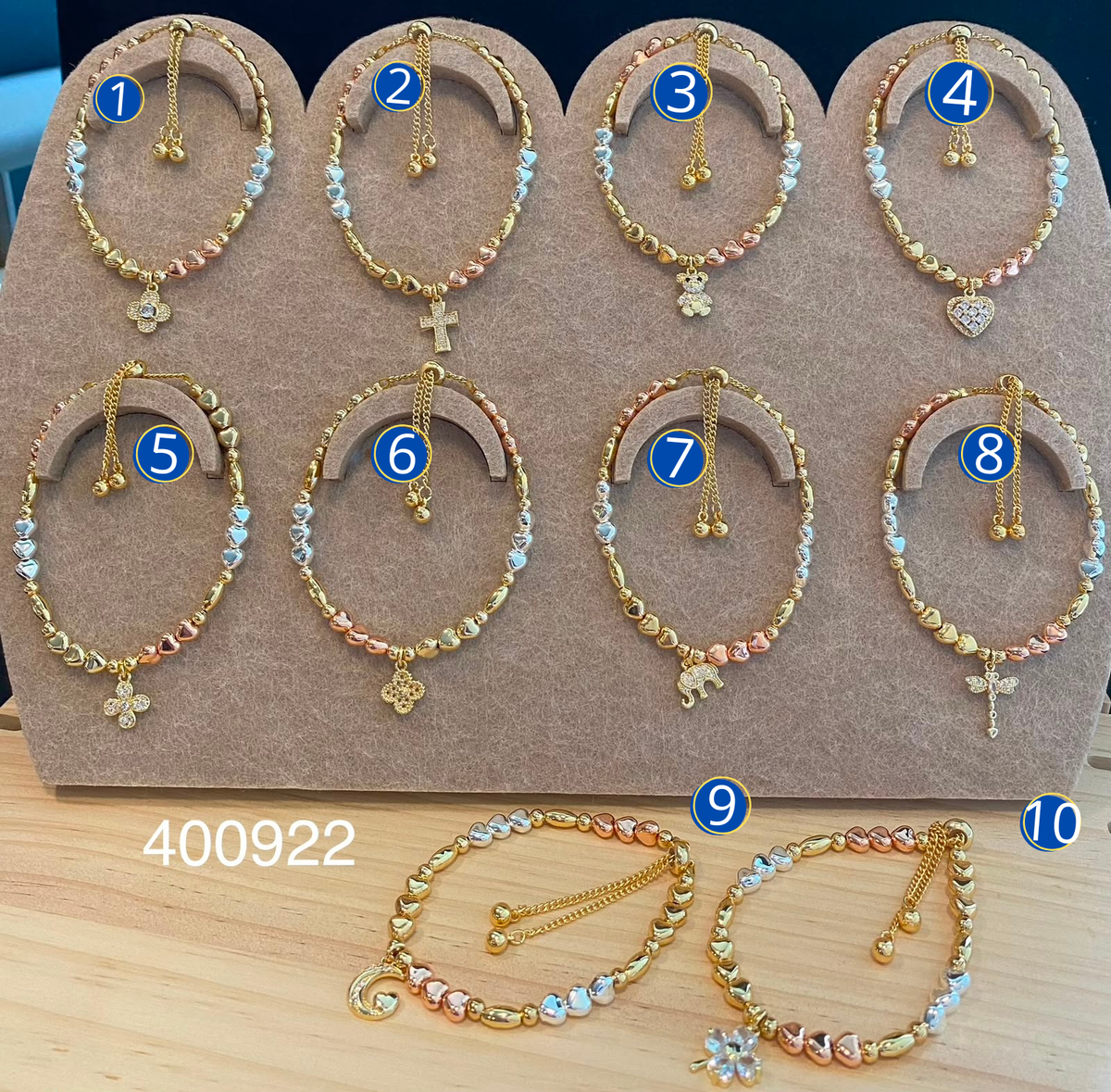 [12/SEPTIEMBRE/26] Pulseras Dorada M2 Oro Laminado