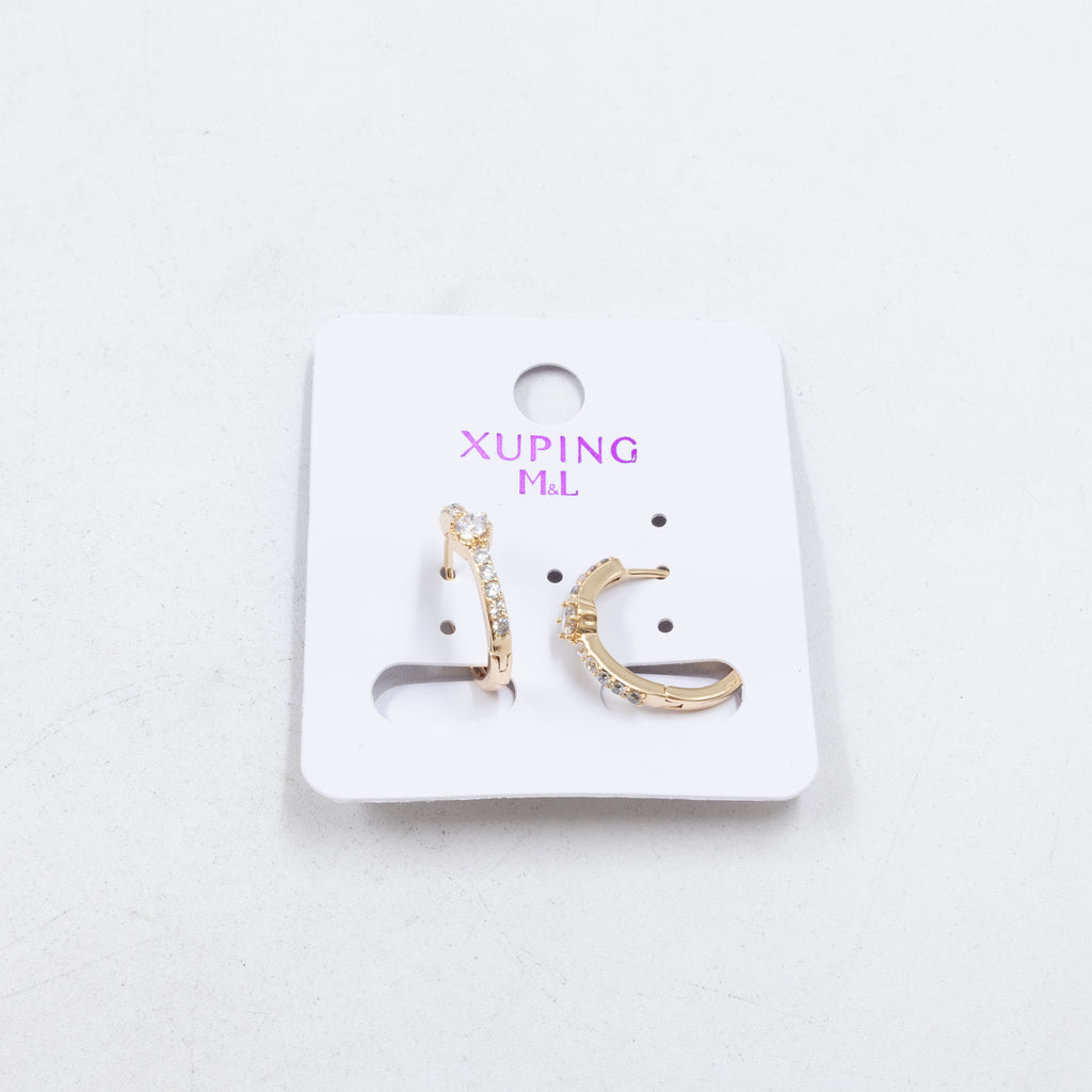 Aretes Xuping Dorados M1 Oro Laminado
