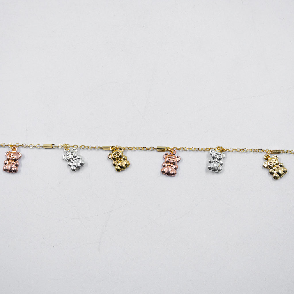 Pulseras de Tres colores M2 Oro Laminado