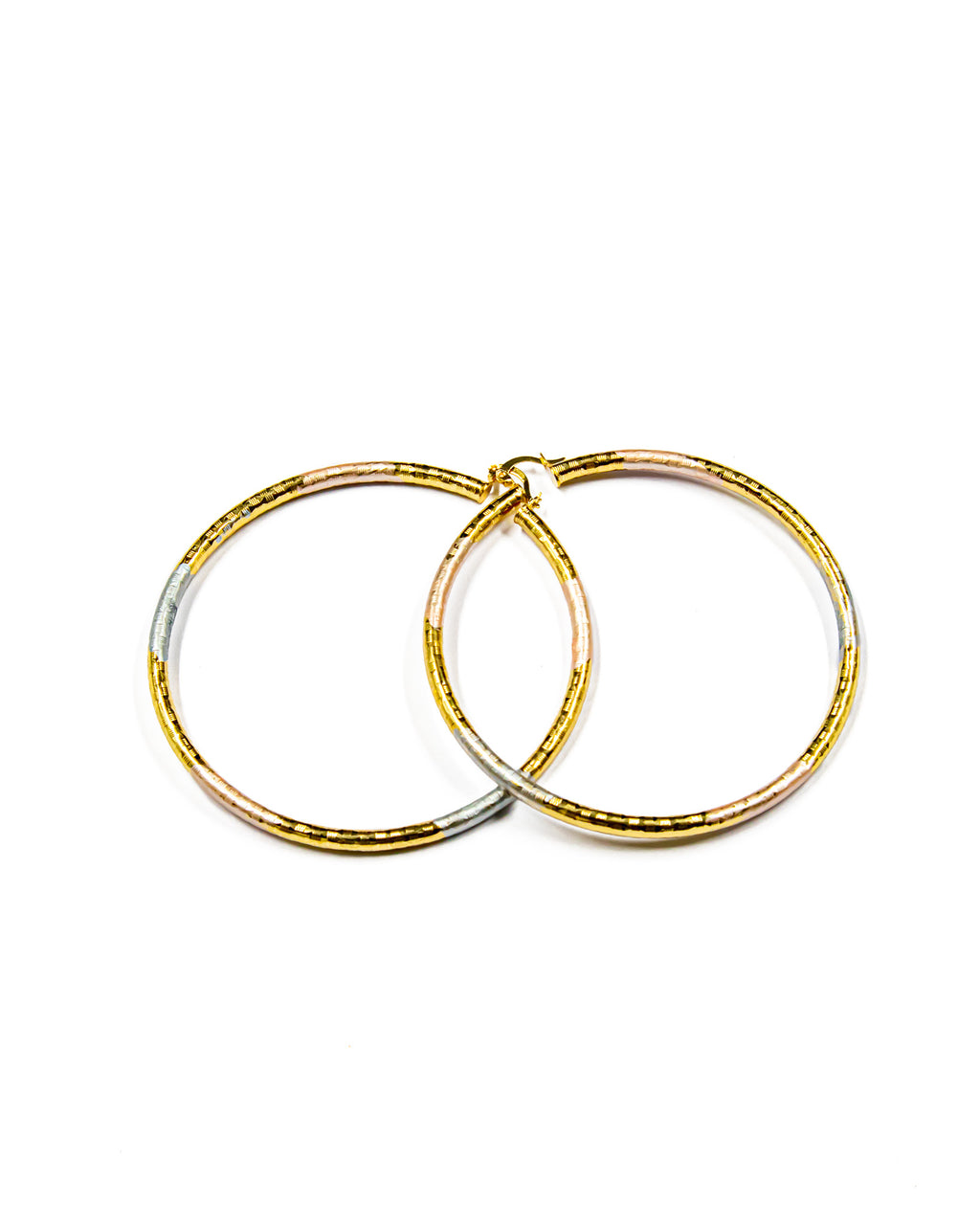 Arete tipo arracada - M9 Oro Laminado