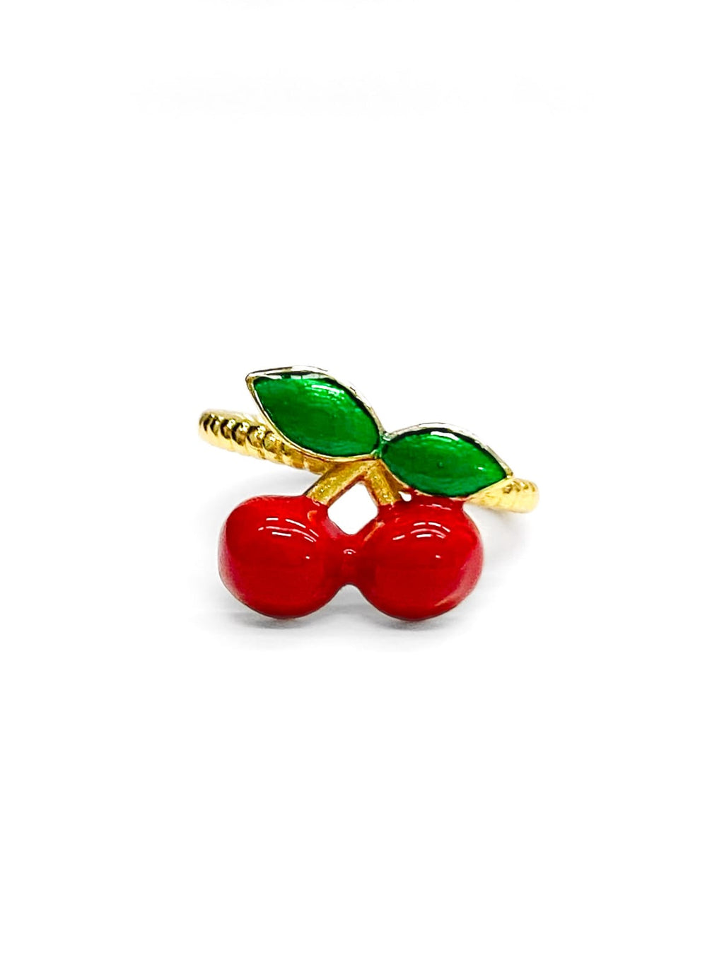 Anillo Cerezas Ajustable M3 Oro Laminado