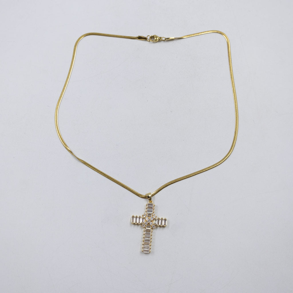 Collar Dorado Religioso M2 Oro Laminado