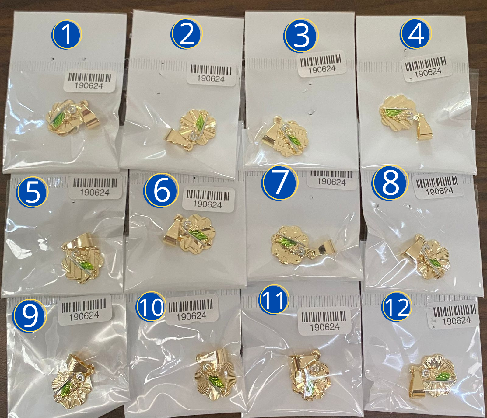 DIJE Dorado Religioso de San Judas Tadeo M11 ORO LAMINADO