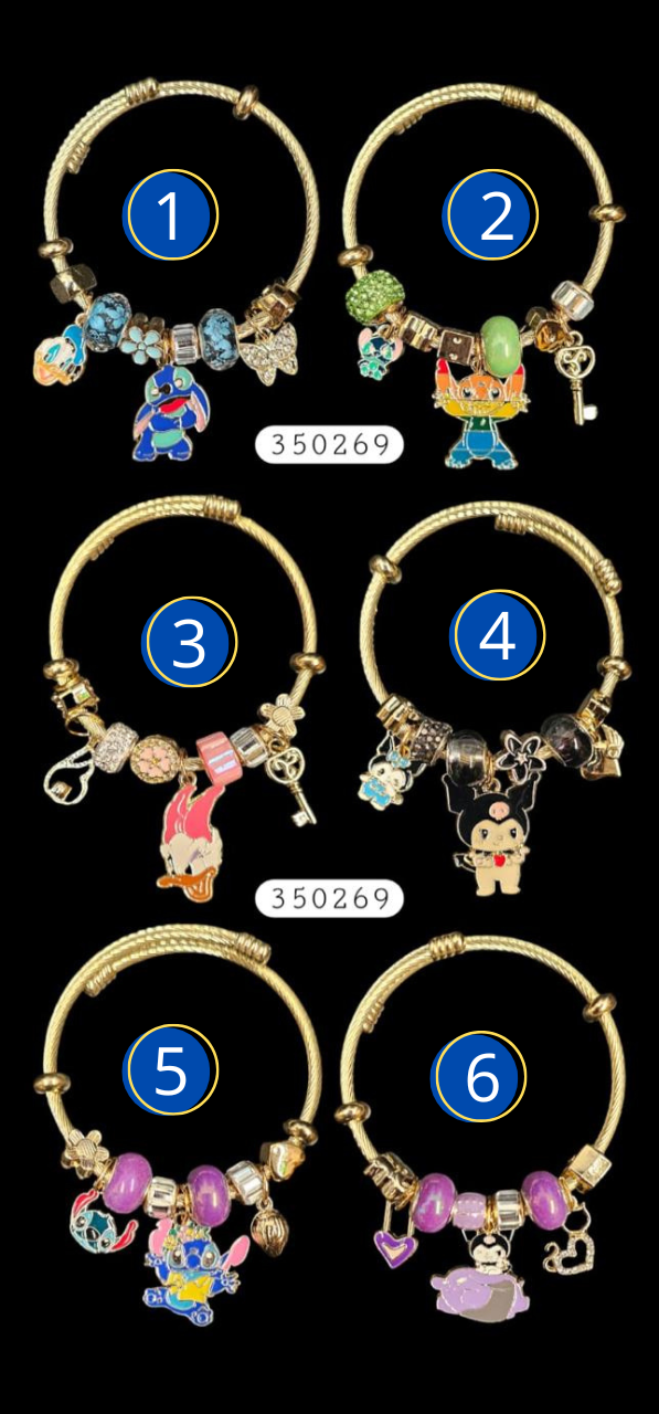 PULSERA TIPO PANDORA M12 ACERO INOXIDABLE