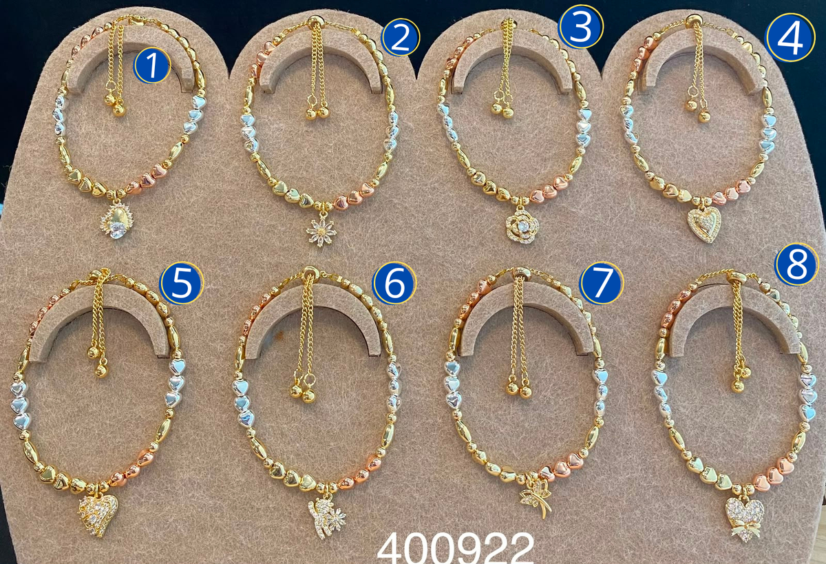 [12/SEPTIEMBRE/26] Pulseras Dorada M9 Oro Laminado