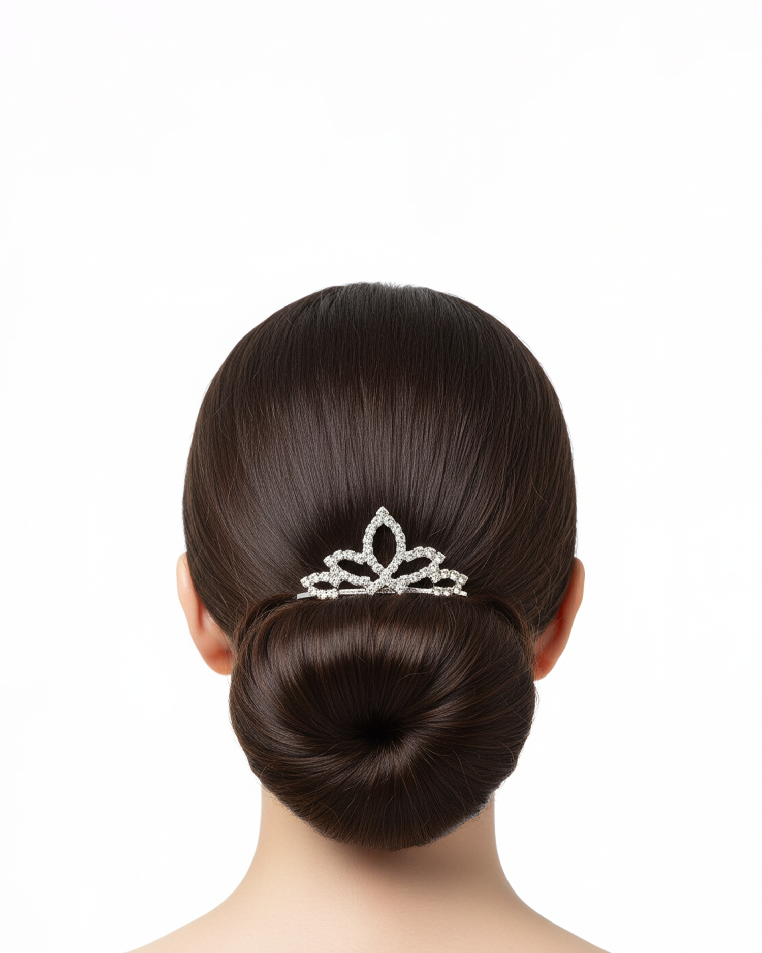 Tiara Plateada M12 Oro Laminado