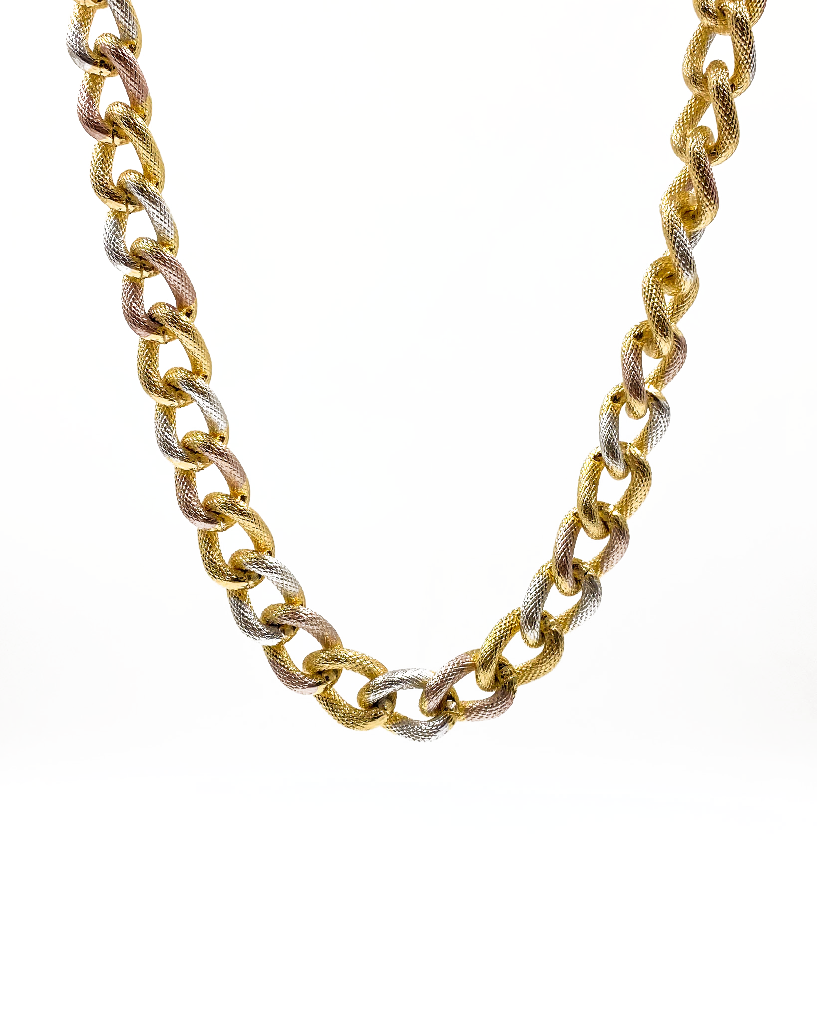 Cadena de eslabones - M13 Oro Laminado