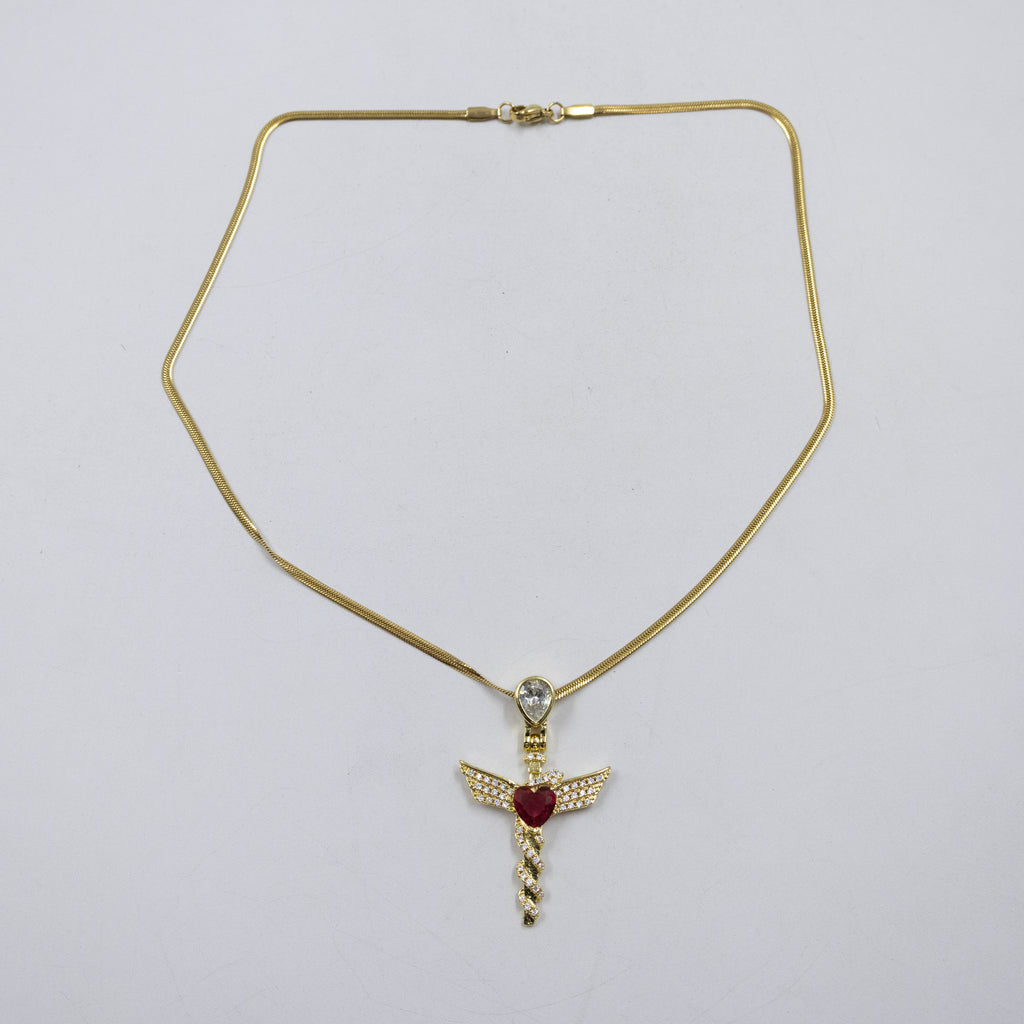 Collar Dorado Religioso M2 Oro Laminado