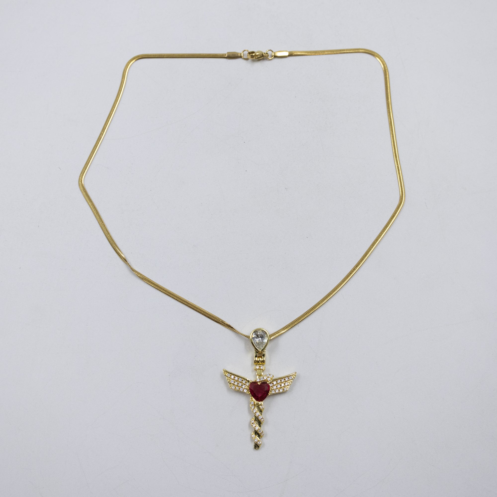 Collar Dorado Religioso M2 Oro Laminado