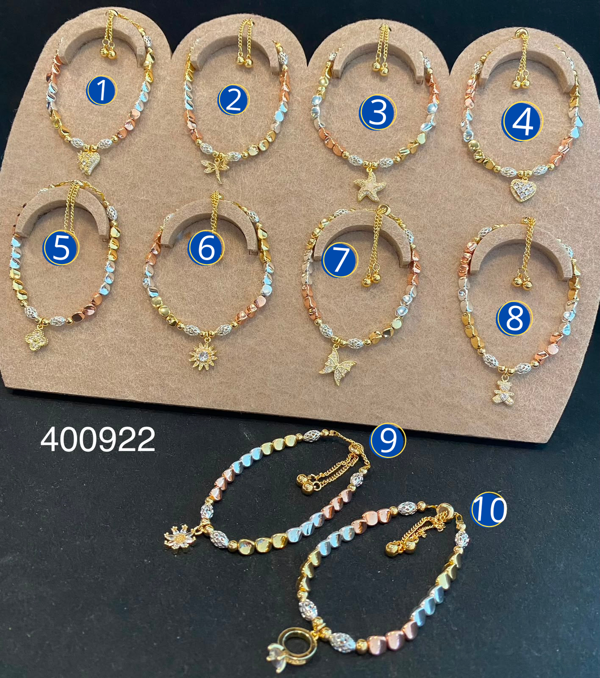 [12/SEPTIEMBRE/26] Pulseras Dorada M1 Oro Laminado