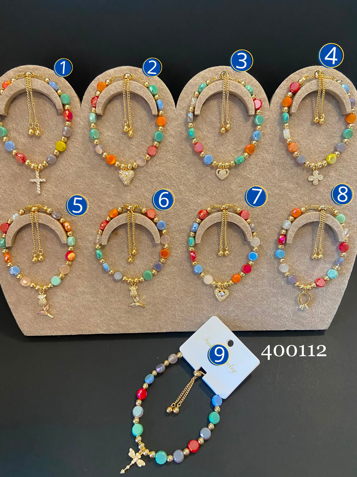 [12/SEPTIEMBRE/26] Pulseras Dorada con Dije M7 Oro Laminado