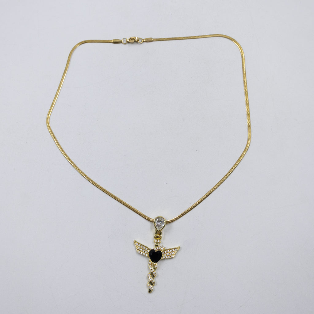 Collar Dorado Religioso M2 Oro Laminado