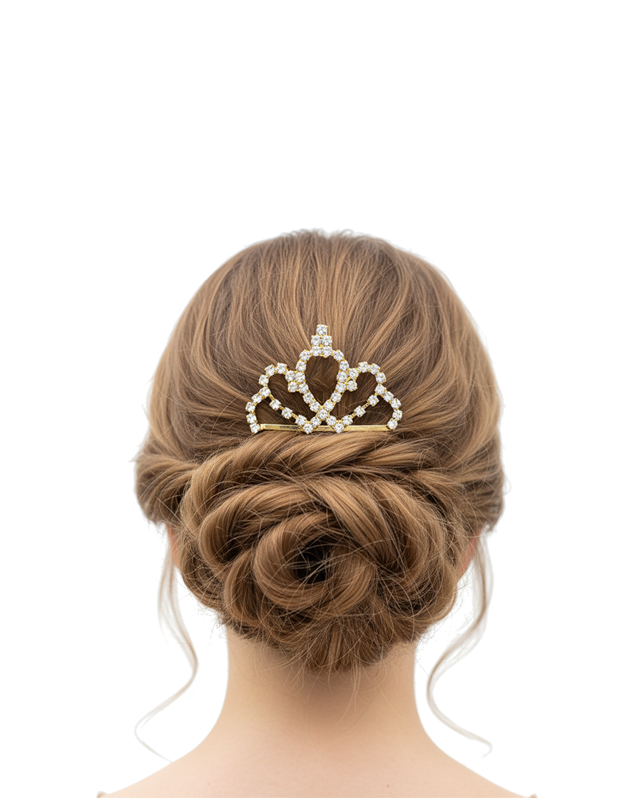Tiara Dorada M14 Oro Laminado