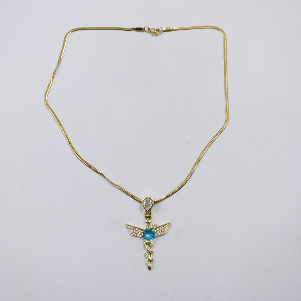 Collar Dorado Religioso M2 Oro Laminado