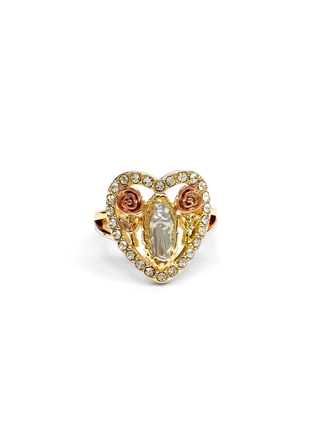 Anillo Religioso Ajustable M4 Oro Laminado