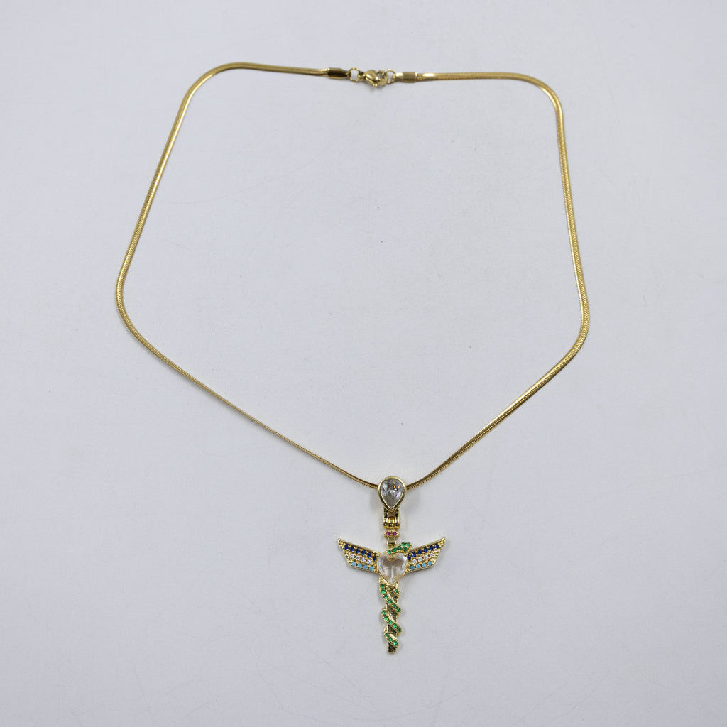 Collar Dorado Religioso M2 Oro Laminado