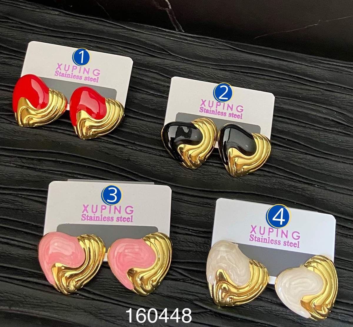 [03/OCTUBRE/26] Aretes Dorados Diferentes Diseños M31 Acero Inoxidable