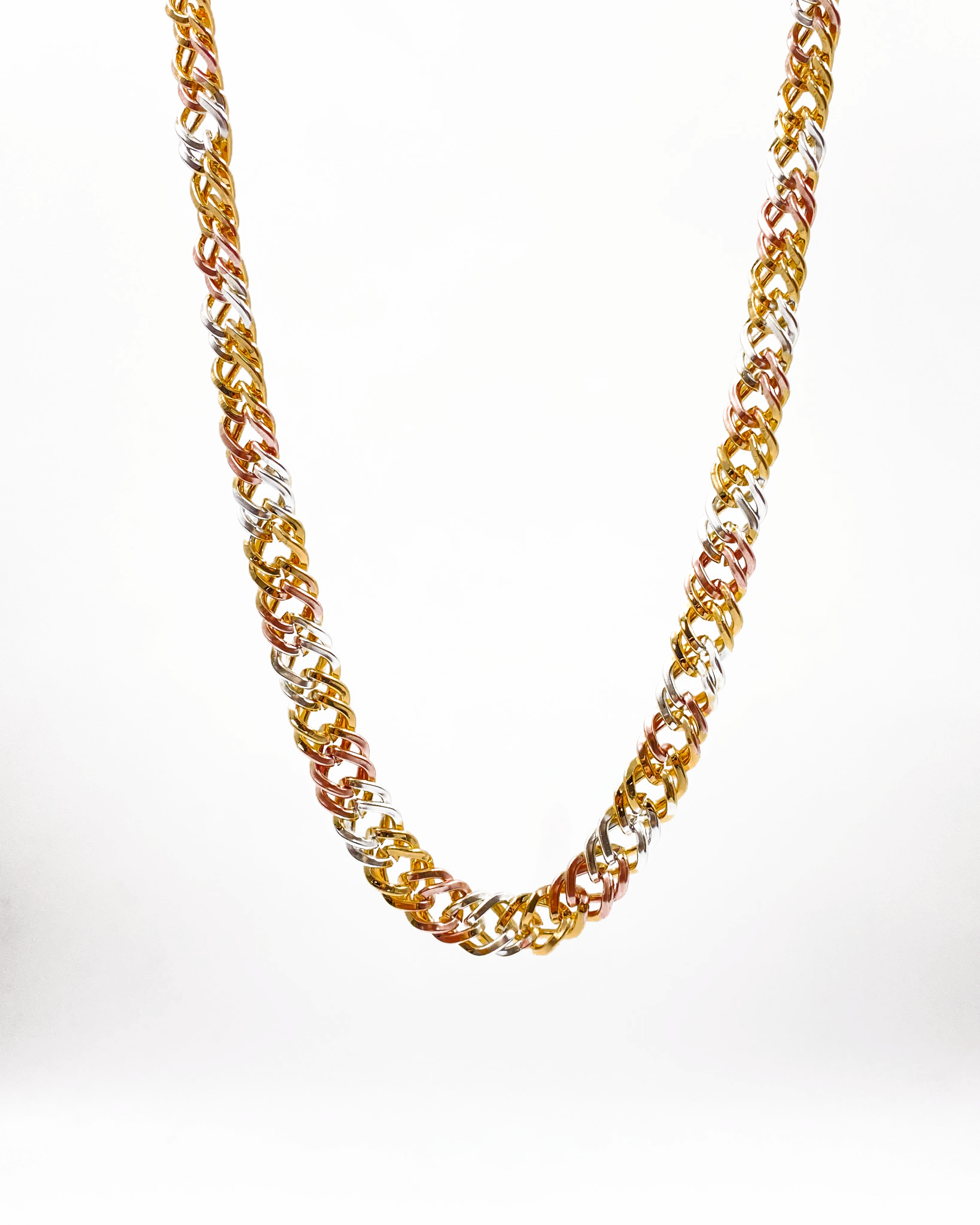 Cadena de eslabones - M17 Oro Laminado