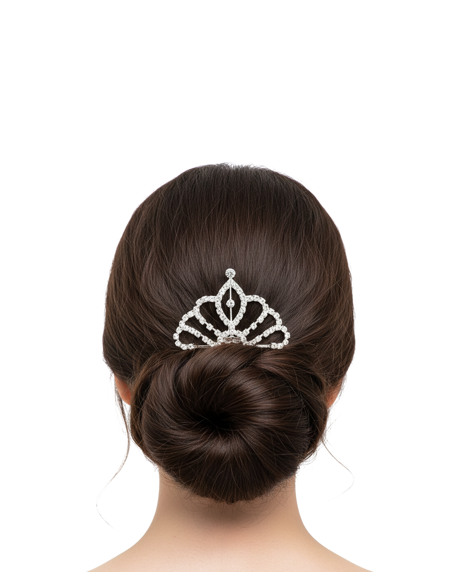 Tiara Plateada M56 Oro Laminado