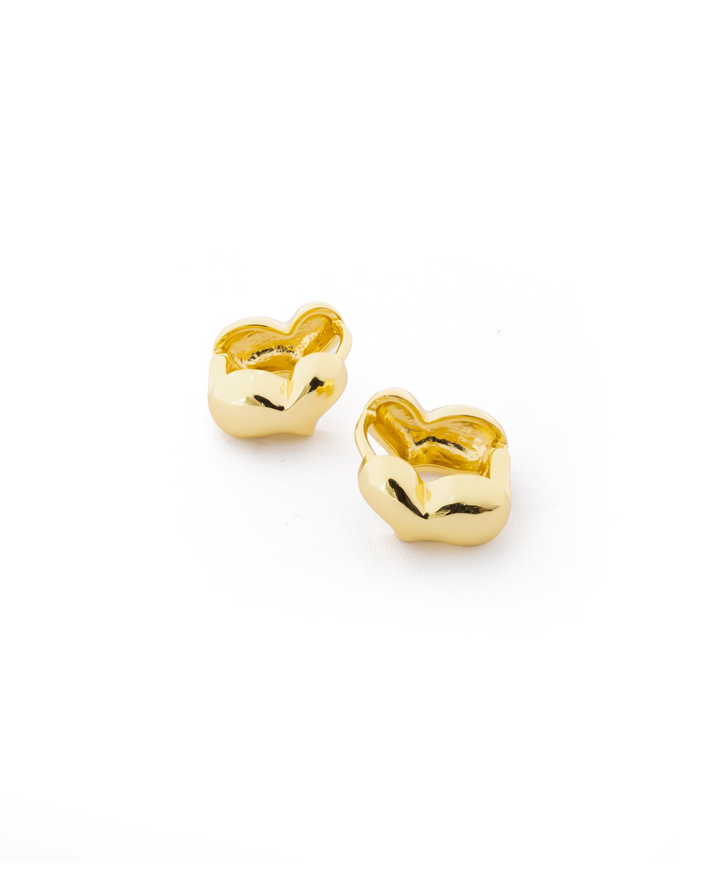 Aretes Dorados con Piedras M3 - ORO LAMINADO