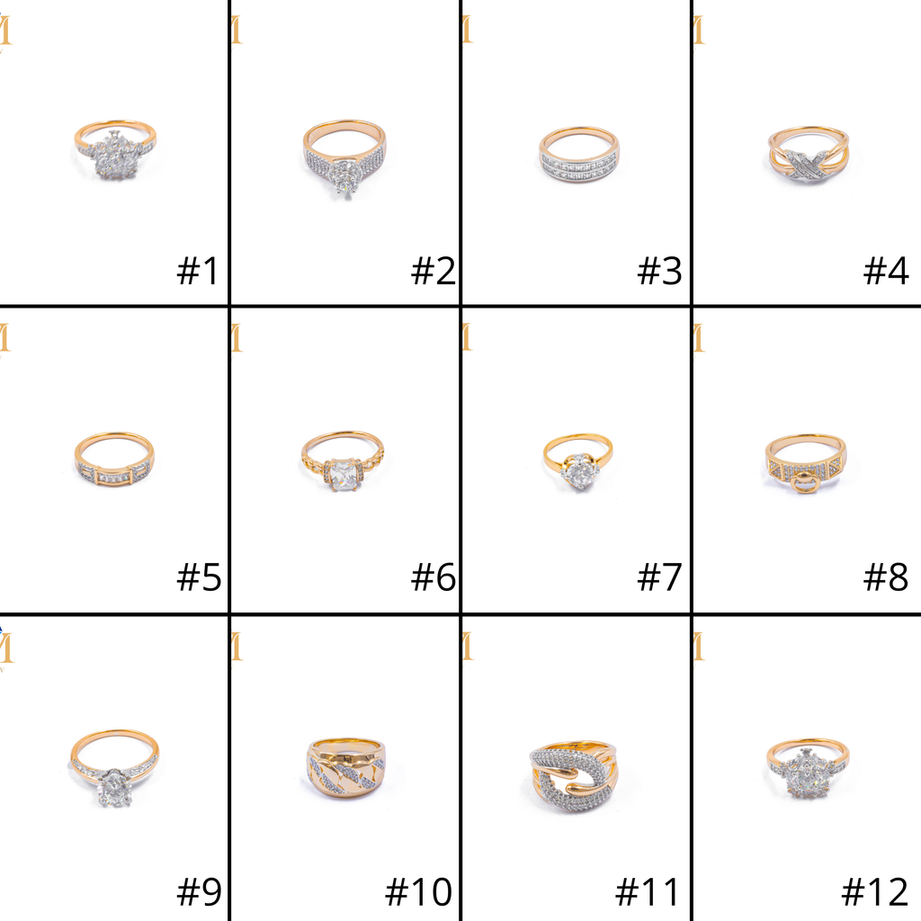 [12/SEPTIEMBRE/26] Anillo XUPING Oro Rosado M7 Oro Laminado