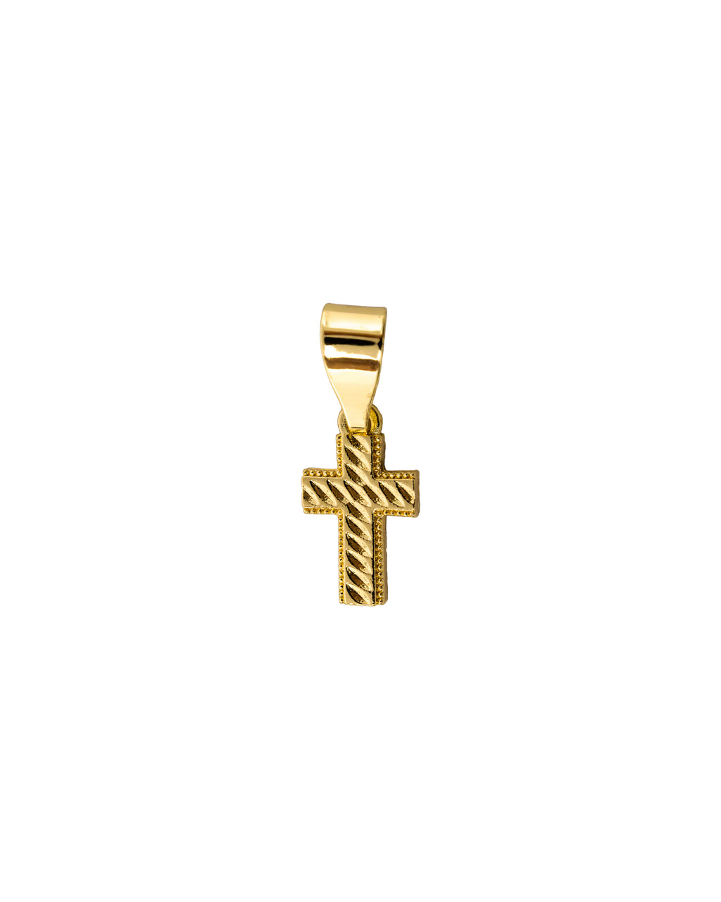 Dije de Cruz M31 - Oro Laminado