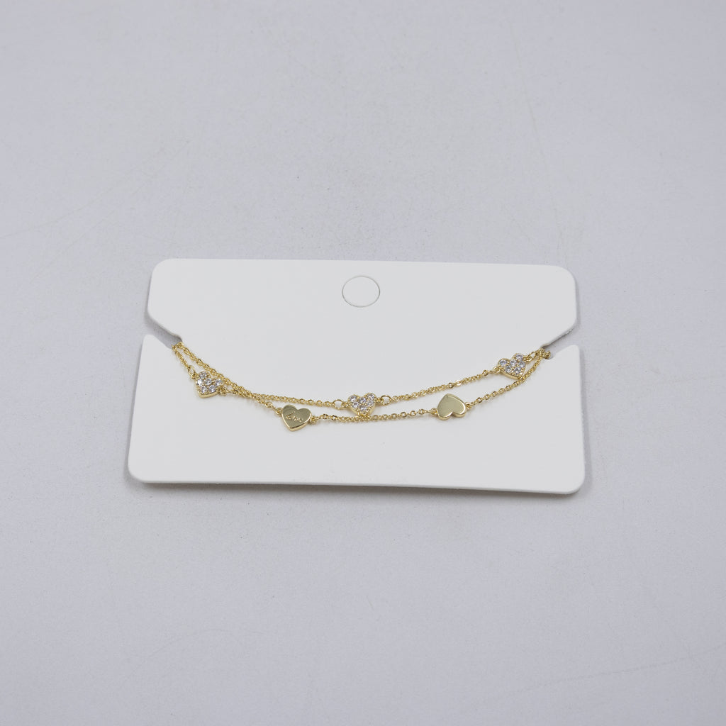 Pulsera Dorada Ansheli M9 Oro Laminado