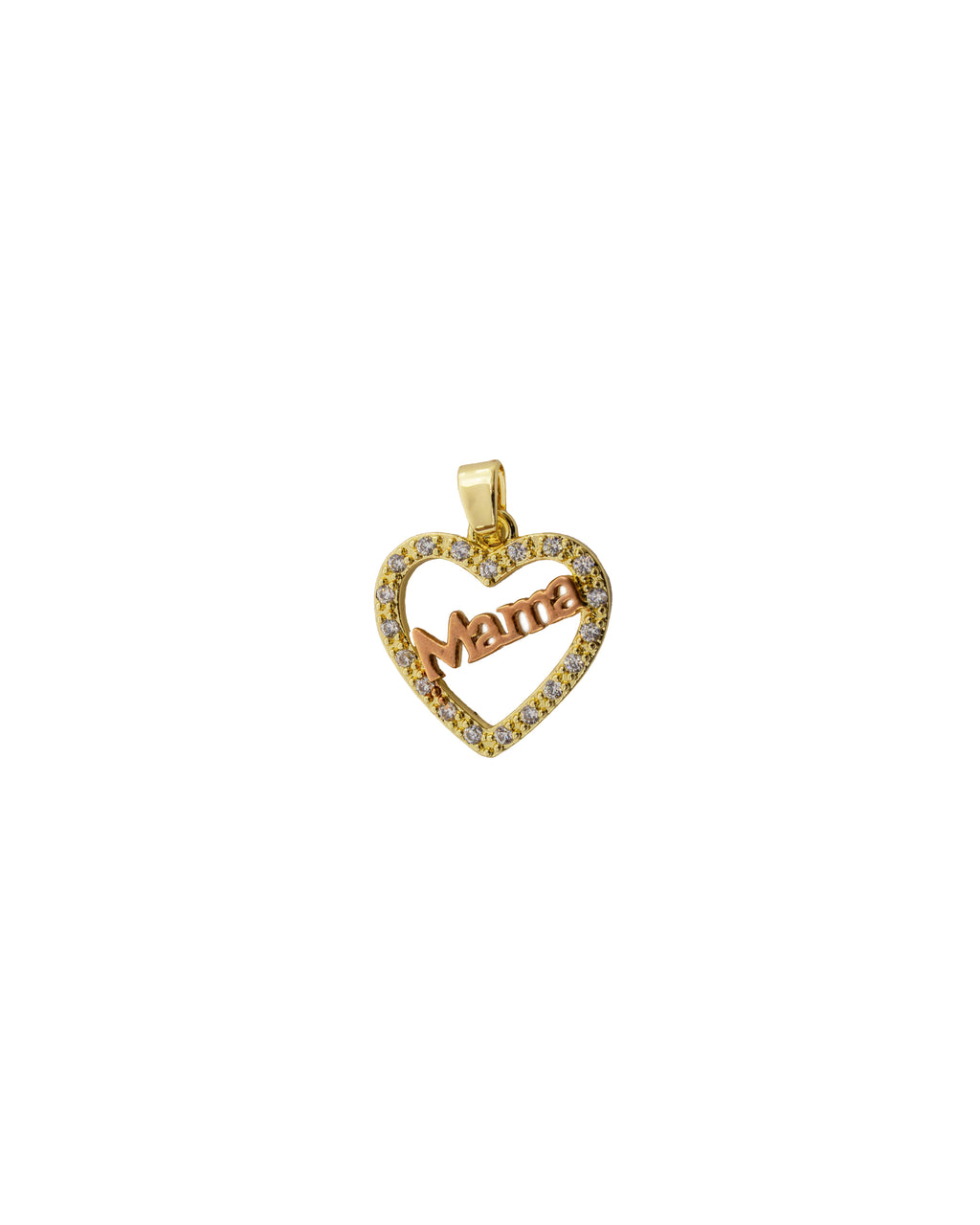 Dije de Corazon M25 - Oro Laminado