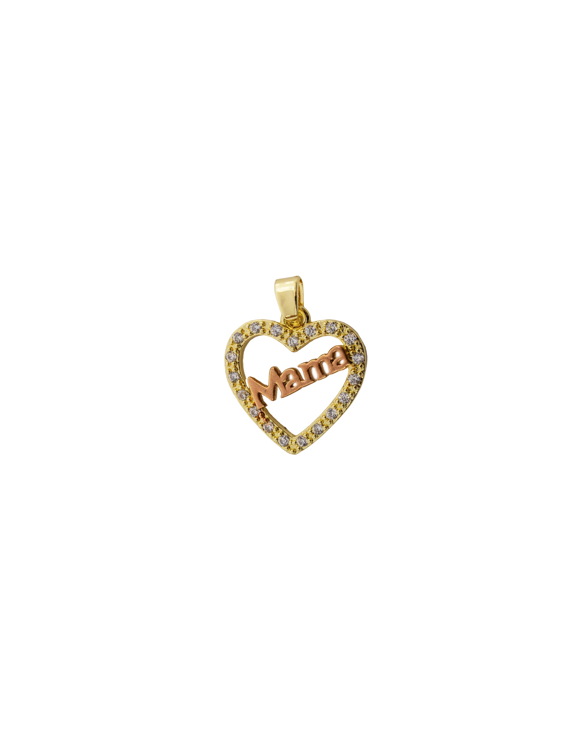 Dije de Corazon M25 - Oro Laminado