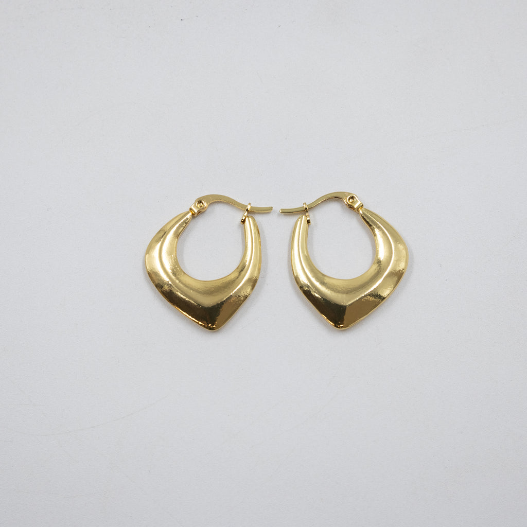 Aretes Dorados Chicos M3 Oro Laminado