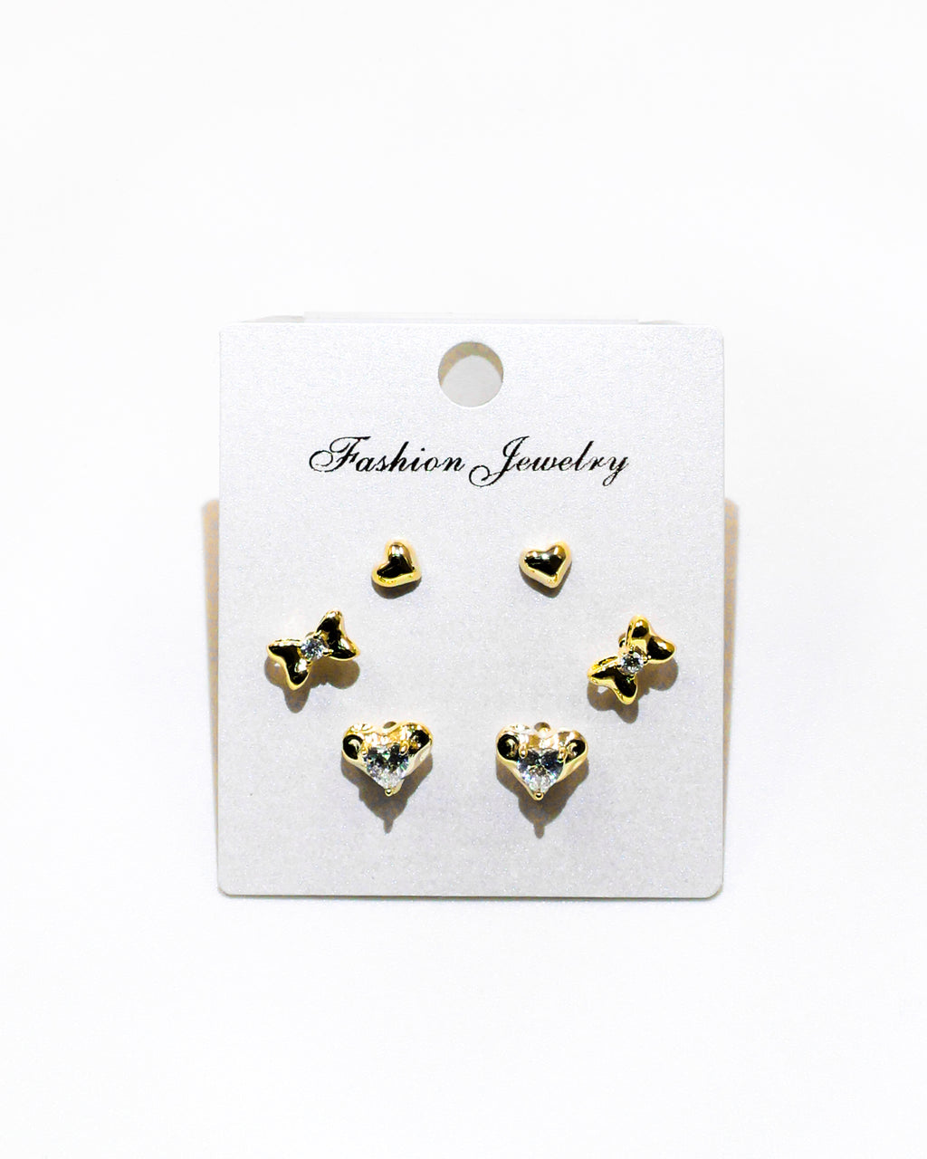 Set Aretes X3 - M20 Oro Laminado
