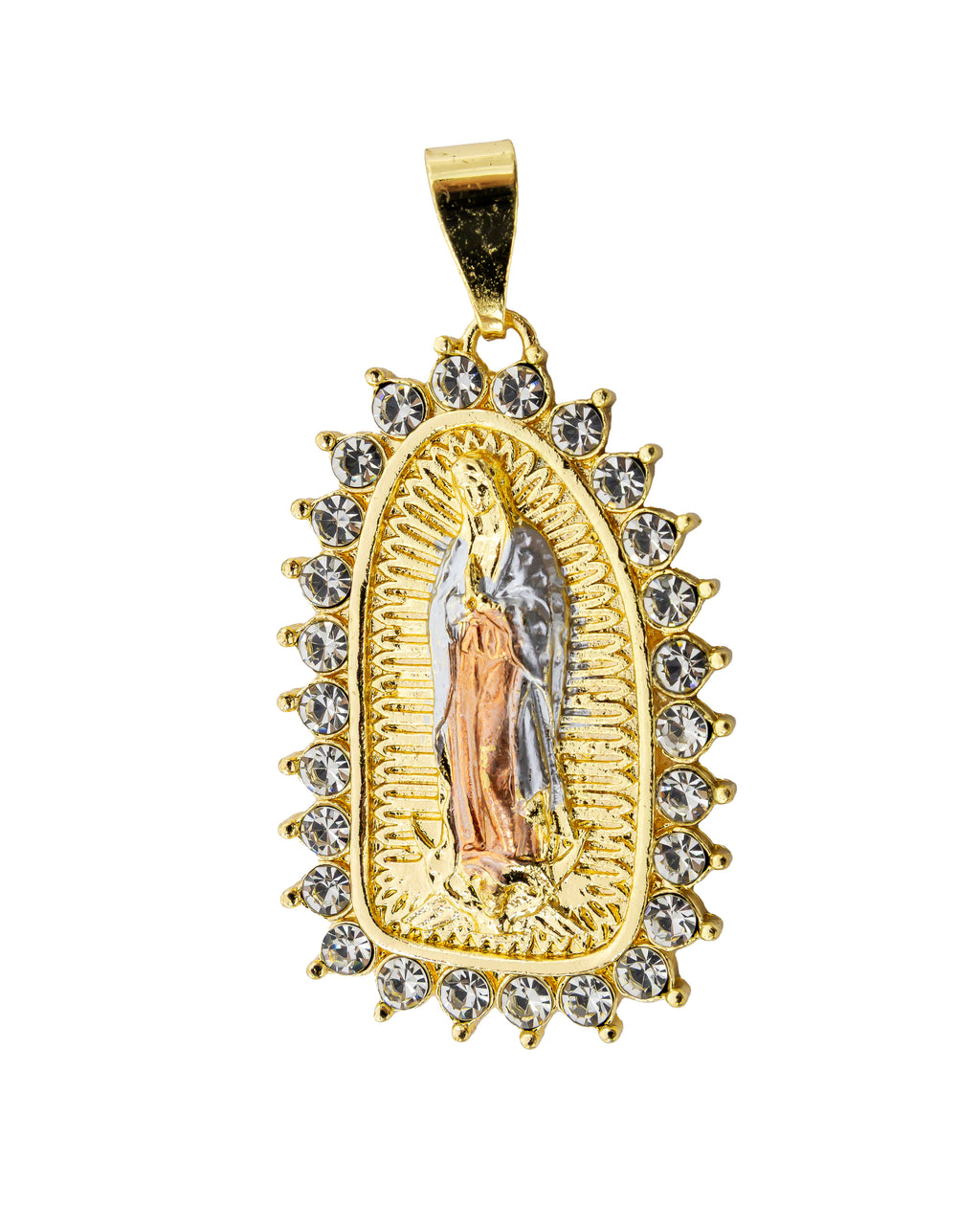 Dije de la Virgen de guadalupe M129 - Oro Laminado