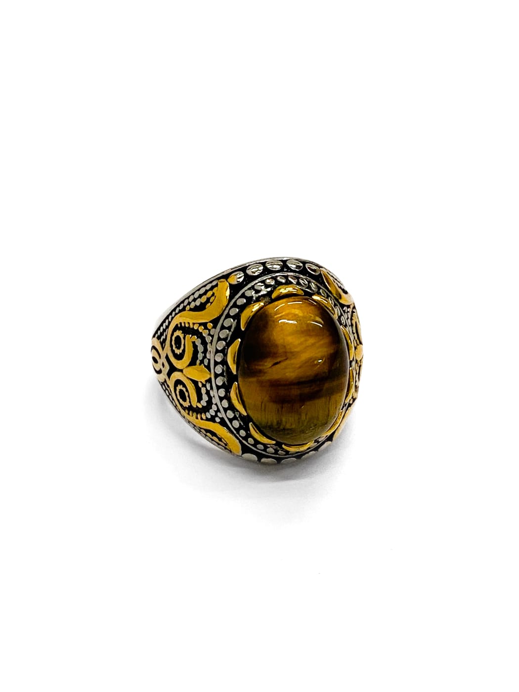Anillo Plateado, Dorado y Bronce Acero Inoxidable M22