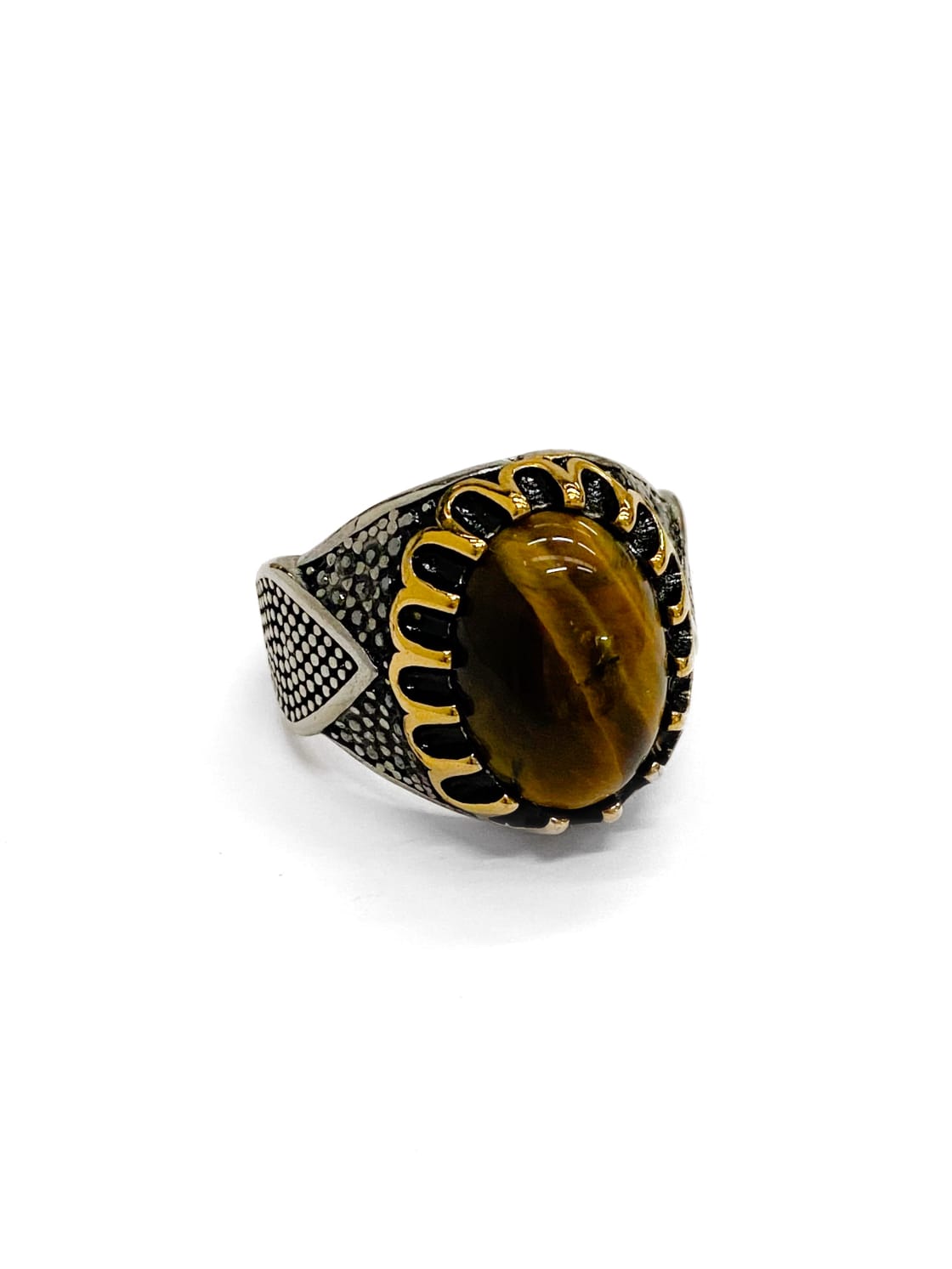 Anillo Plateado, Dorado y Bronce Acero Inoxidable M22