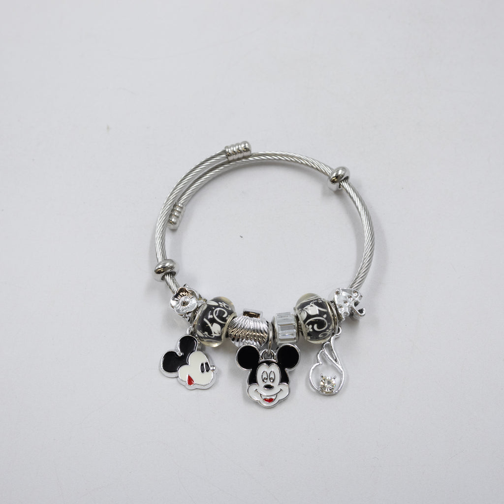 Pulsera tipo Pandora Plateados M7 Oro Laminado