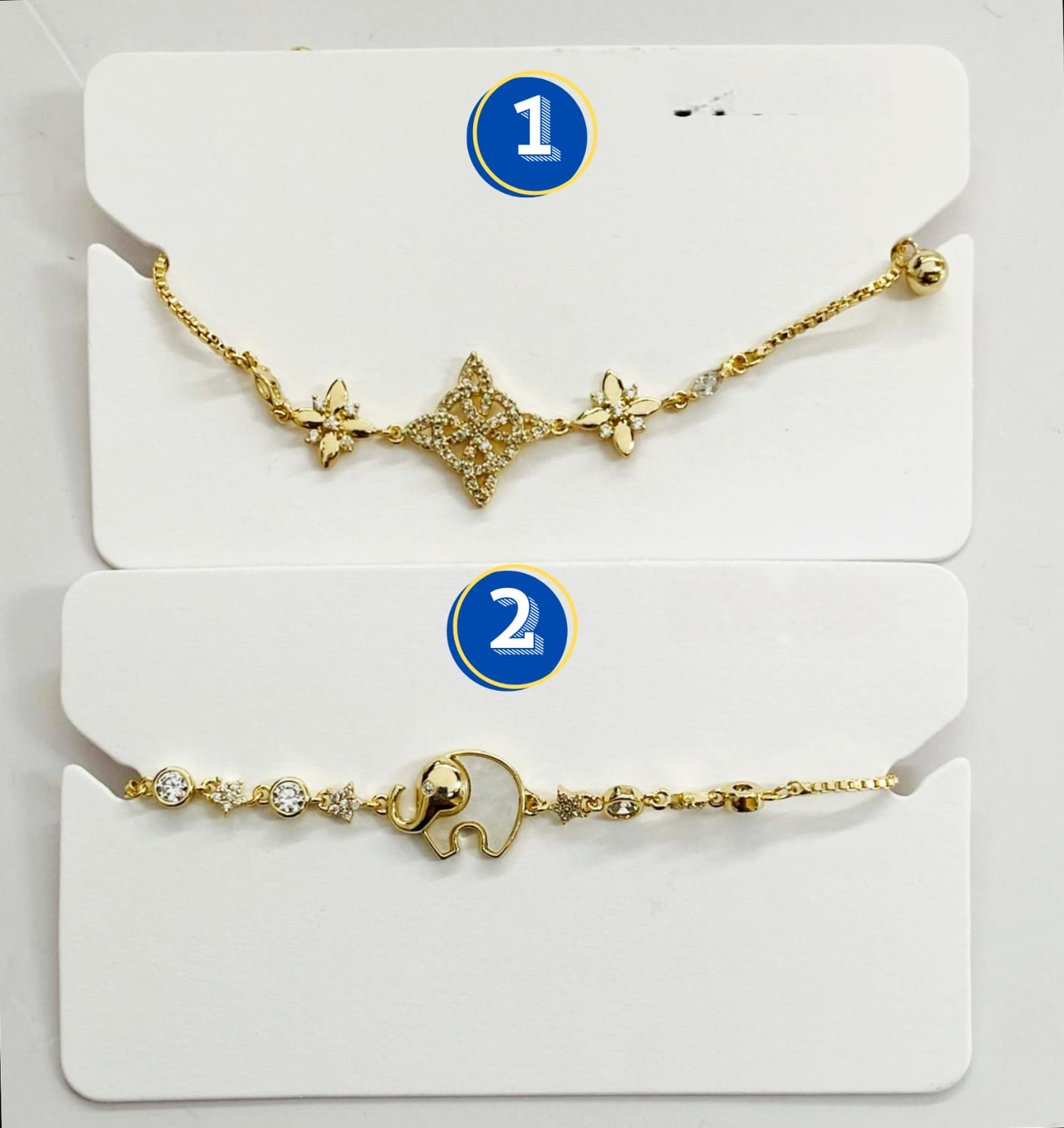 Pulsera Dorada Ansheli M1 Oro Laminado