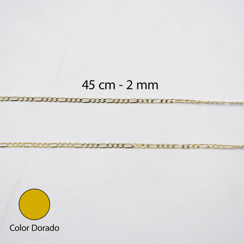 Cadenas Doradas Cartier de 45 cm M1 Oro Laminado