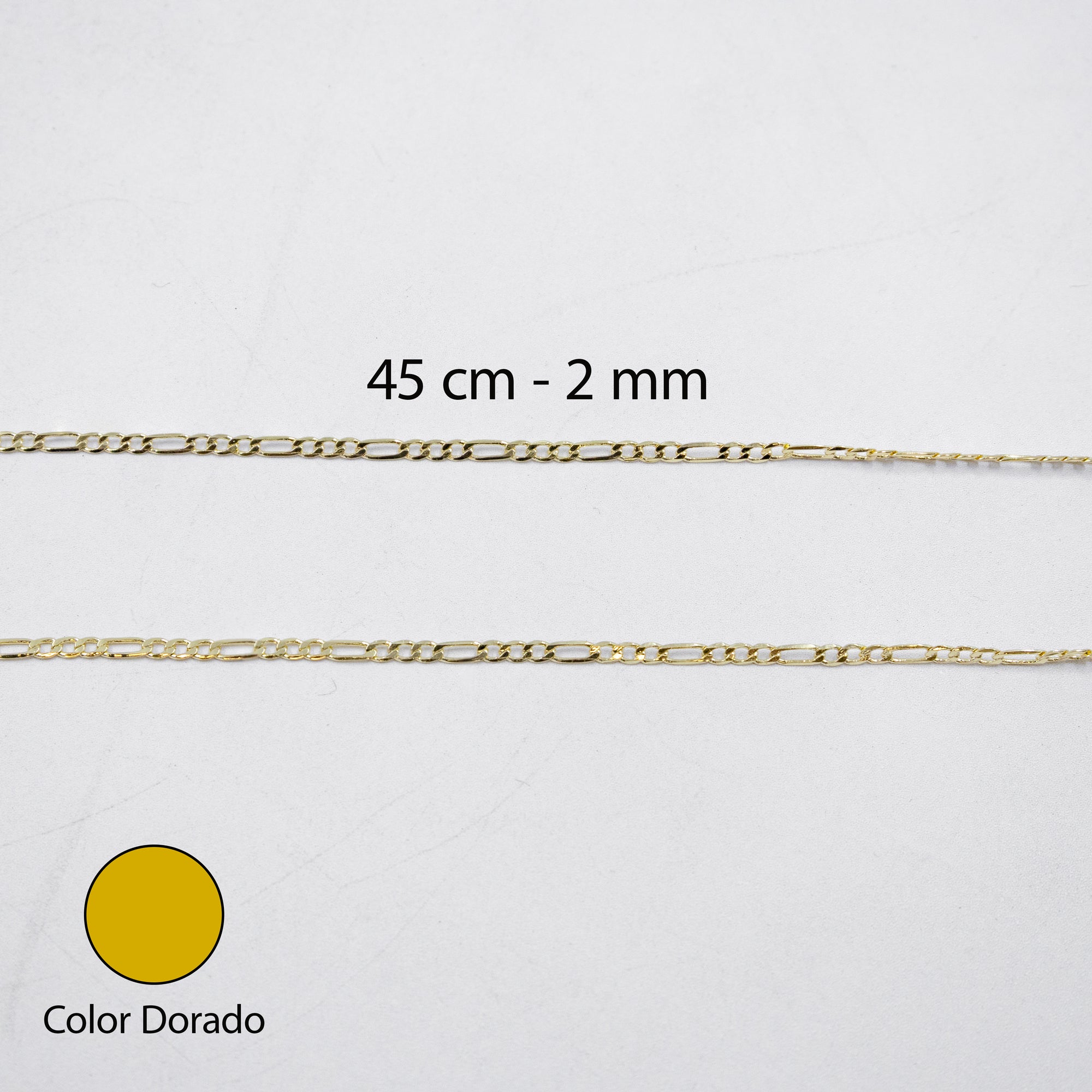 Cadenas Doradas Cartier de 45 cm M1 Oro Laminado