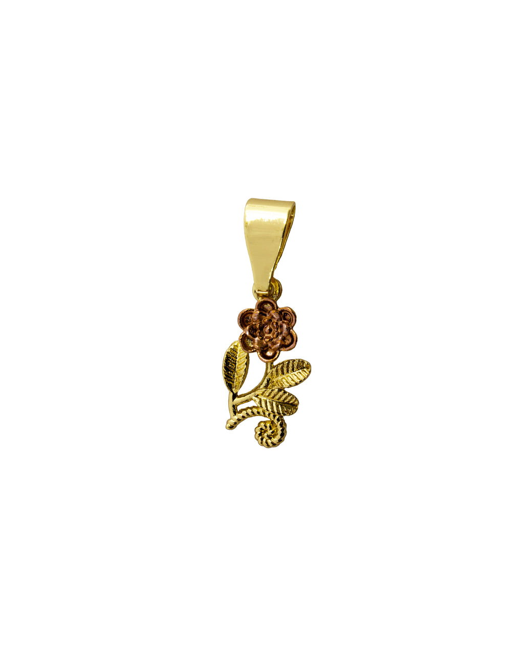 Dije de Rosa M15 - Oro Laminado